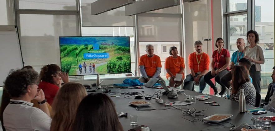 I fondatori di BikeSquare incontrano E.ON